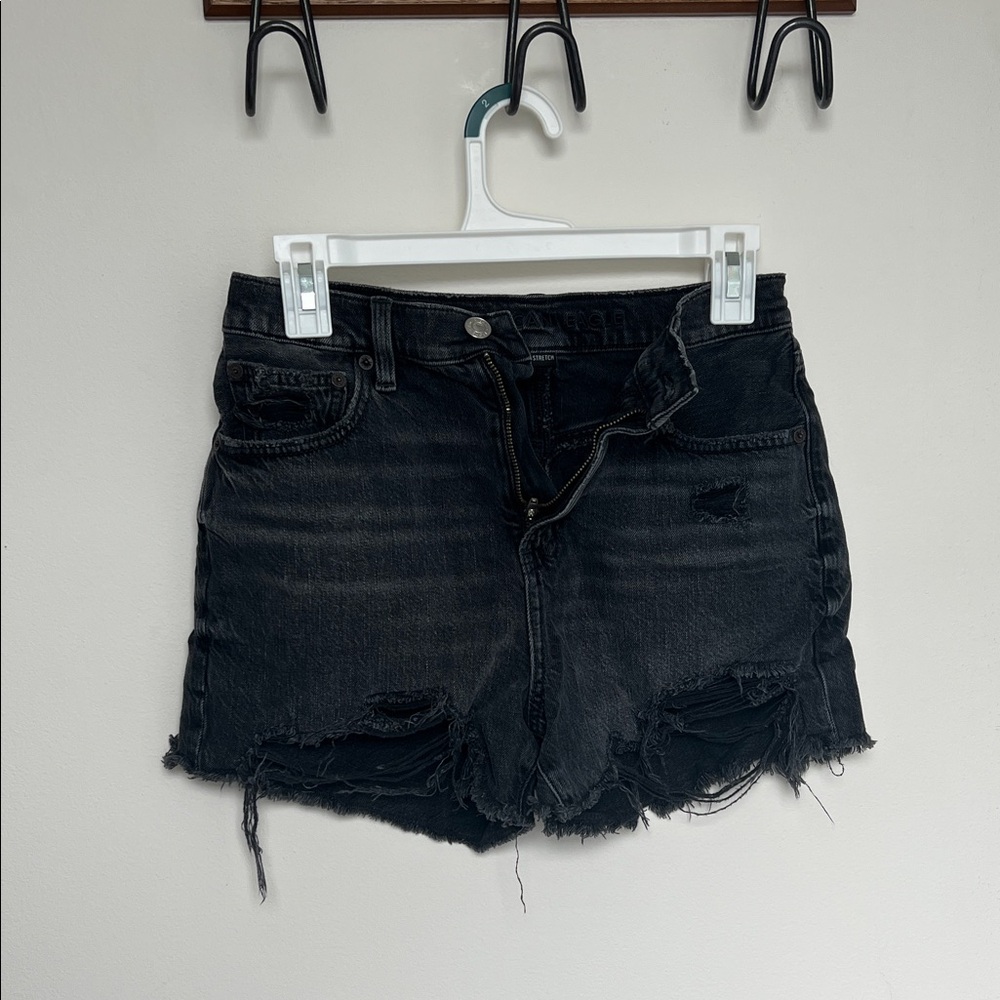 American Eagle Outfitters Black Jean Shorts
